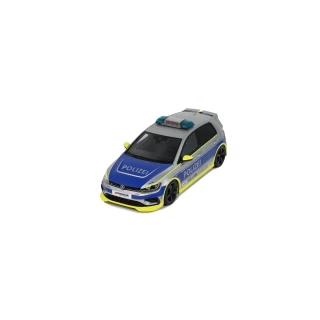 VOLKSWAGEN VW GOLF VII R OETTINGER POLIZEI GREY 2018  OttO mobile Project Cars 1:18 Resinemodell (Türen, Motorhaube... nicht zu öffnen!)